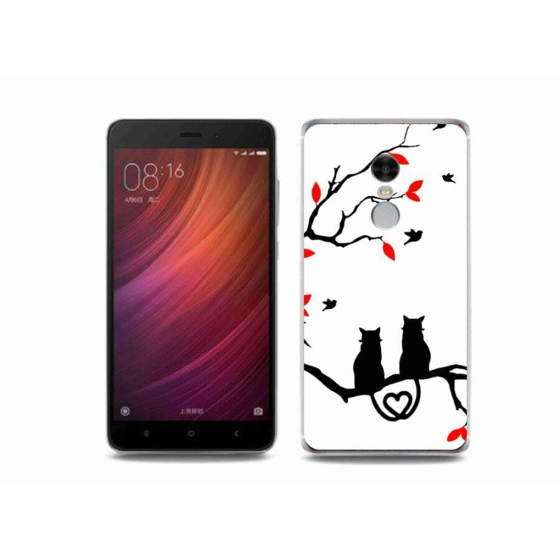 Gél borítás mmCase a Xiaomi Redmi Note 4 számára - macska szeretet