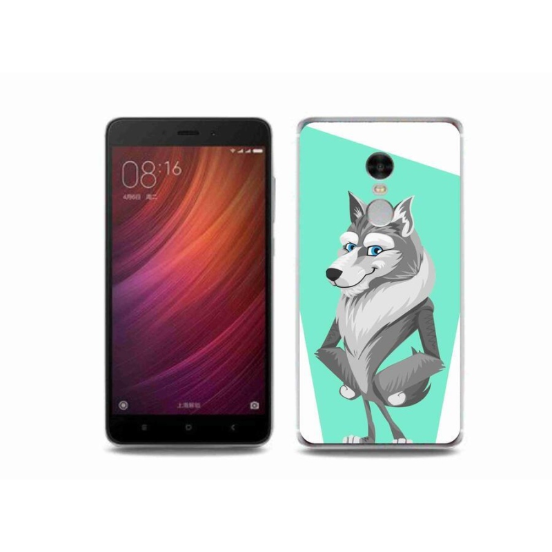 Gél borító mmCase a Xiaomi Redmi Note 4 - rajzfilm farkashoz