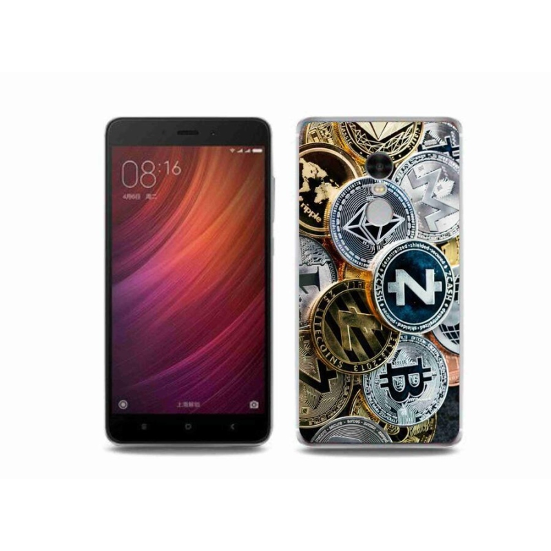 Gél borítás mmCase a Xiaomi Redmi Note 4 számára - kriptovaluták