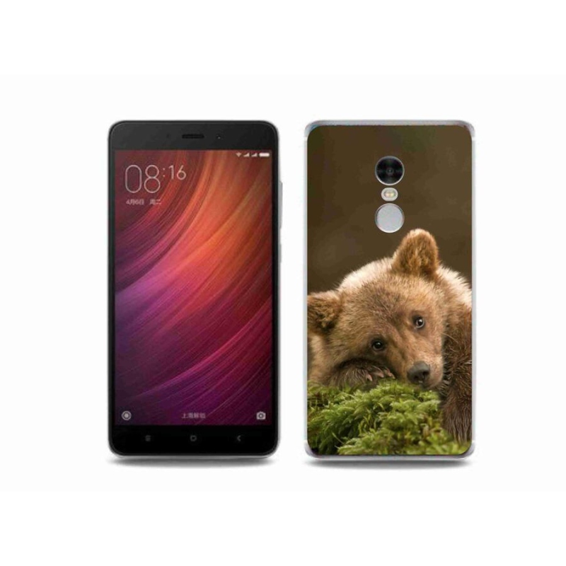 Gél borítás mmCase a Xiaomi Redmi Note 4 - medve számára