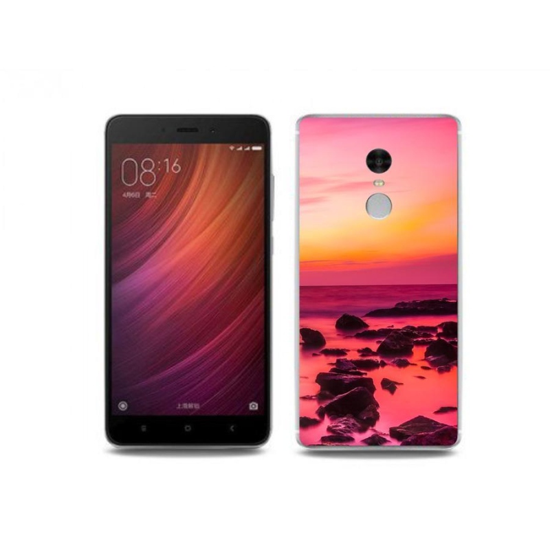 Gél borítás mmCase a Xiaomi Redmi Note 4 számára - tenger és ragyogás
