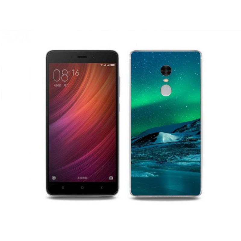 Gél borító mmCase a Xiaomi Redmi Note 4 készülékhez - sarki fény