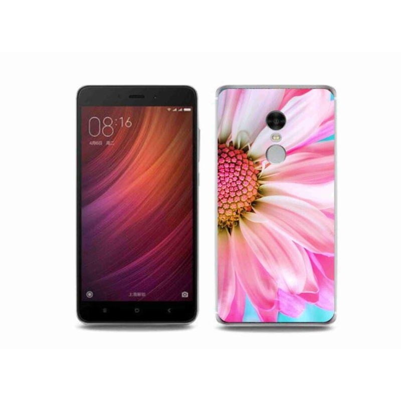 Gél borítás mmCase a Xiaomi Redmi Note 4 - rózsaszín virághoz
