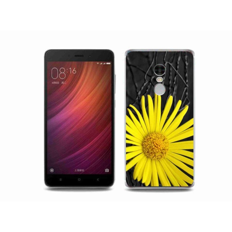 Gél borítás mmCase a Xiaomi Redmi Note 4 készülékhez - sárga virág