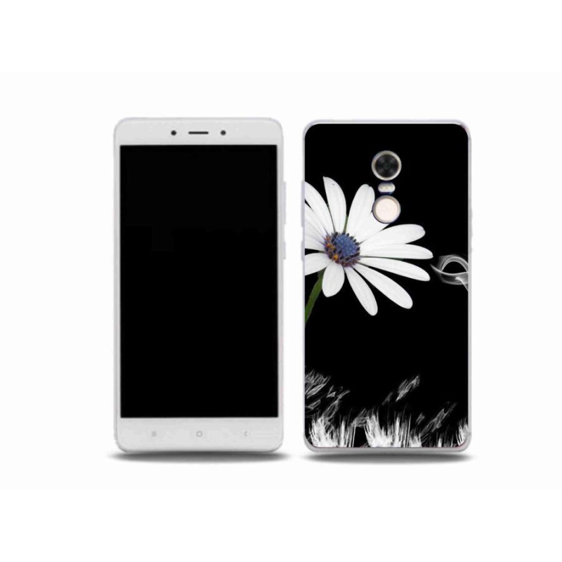 Gél borítás mmCase a Xiaomi Redmi Note 4X-hez - fehér virág