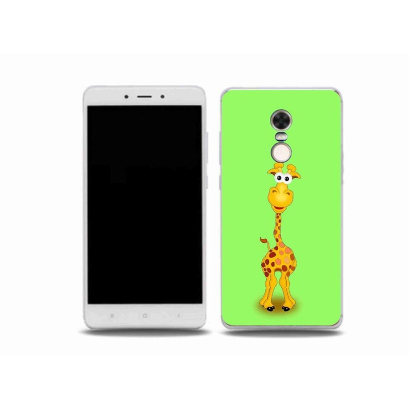 Gél borító mmCase a Xiaomi Redmi Note 4X-hez - rajzfilm zsiráf