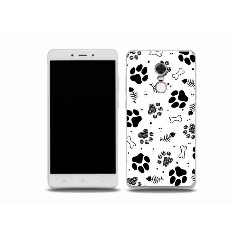 Gél borítás mmCase a Xiaomi Redmi Note 4X-hez - kutyamancsok 1