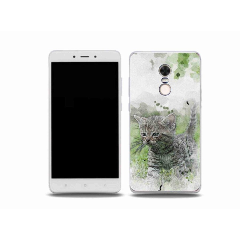 Gél borító mmCase a Xiaomi Redmi Note 4X-hez - aranyos cica 1