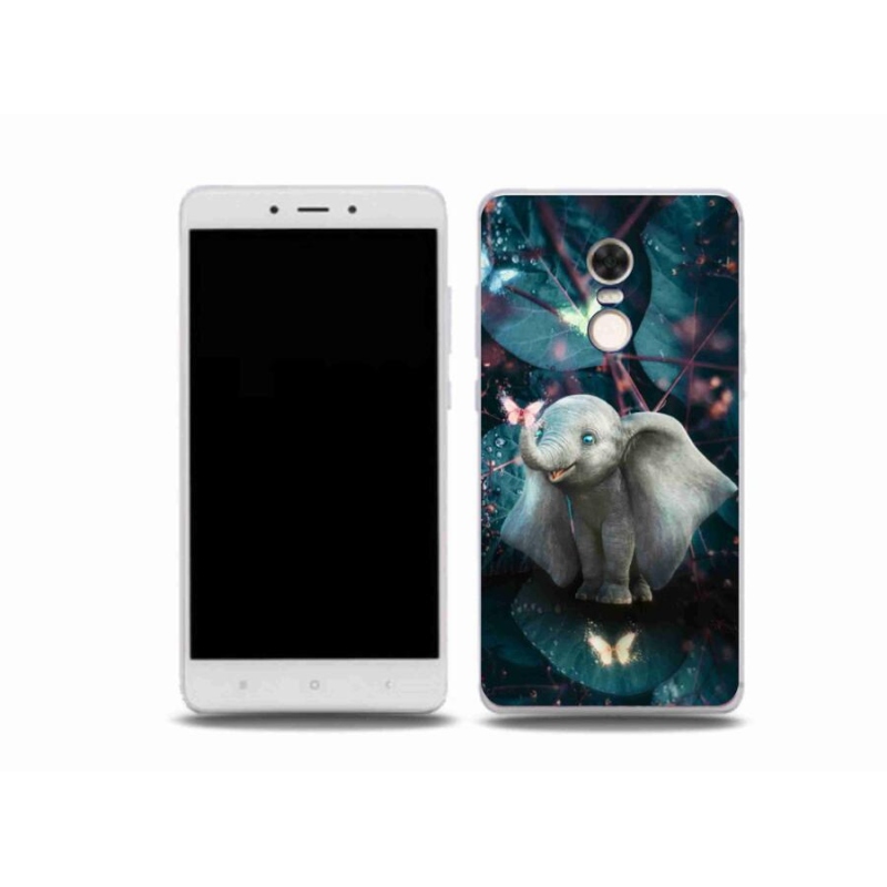 Gél borítás mmCase a Xiaomi Redmi Note 4X-hez - aranyos elefánt