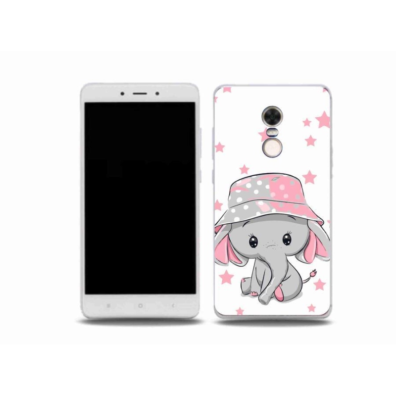 Gél borítás mmCase a Xiaomi Redmi Note 4X-hez - rózsaszín elefánt