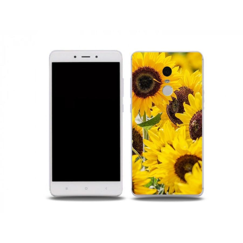 Gél borítás mmCase a Xiaomi Redmi Note 4X-hez - Napraforgó