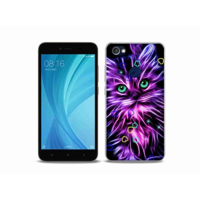 Gél borítás mmCase a Xiaomi Redmi Note 5A Prime számára - absztrakt macska