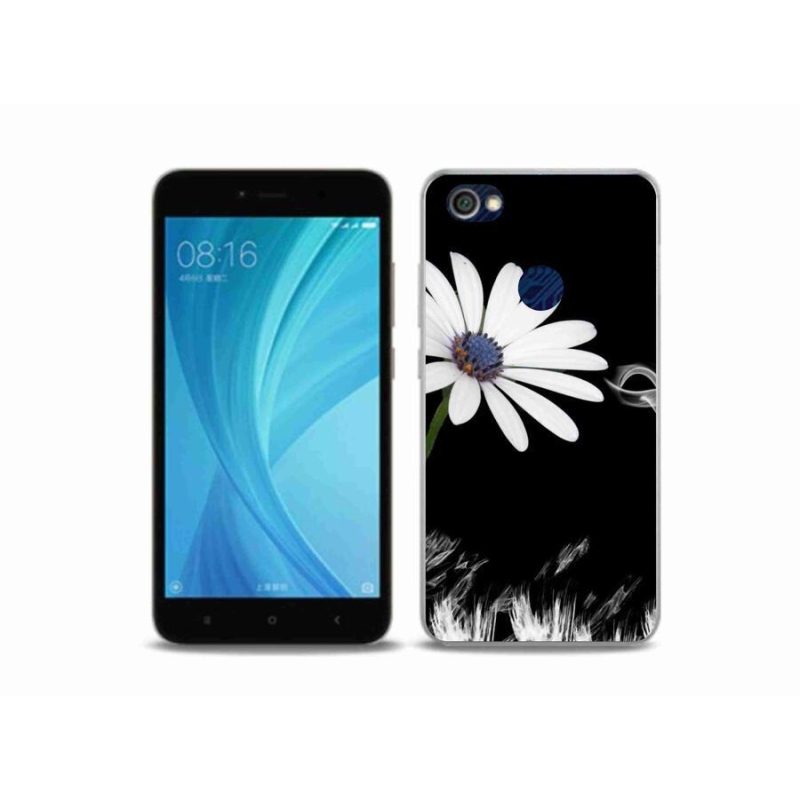 Gél borítás mmCase a Xiaomi Redmi Note 5A Prime készülékhez - fehér virág