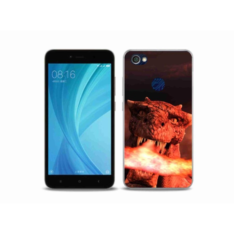 Zselés borítás mmCase a Xiaomi Redmi Note 5A Prime-hoz - sárkány