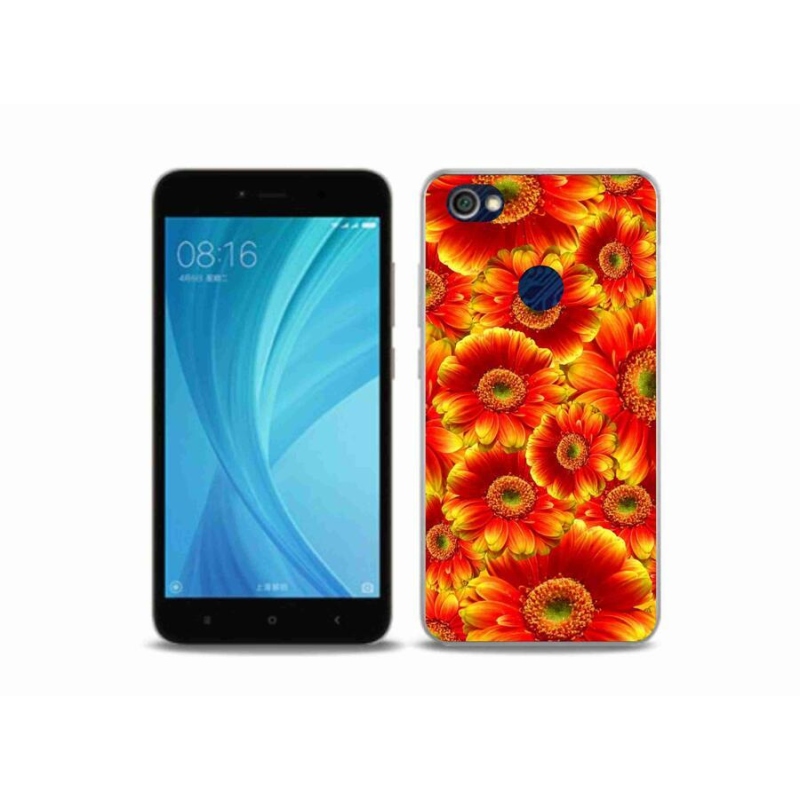 Gél borítás mmCase a Xiaomi Redmi Note 5A Prime készülékhez - gerbera 1