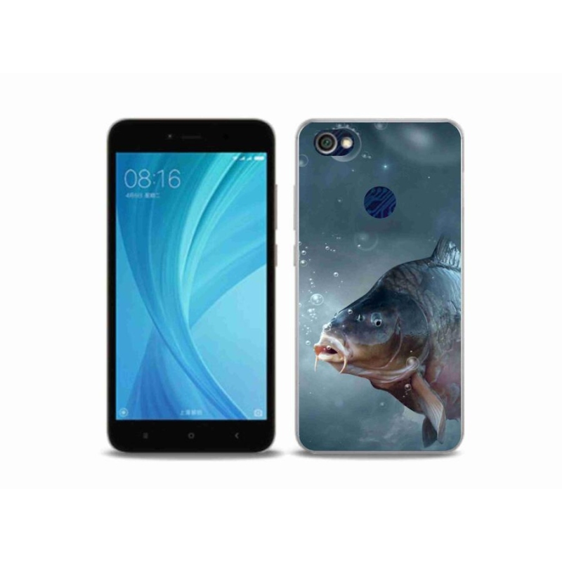 Gél borítás mmCase a Xiaomi Redmi Note 5A Prime számára - ponty és buborékok