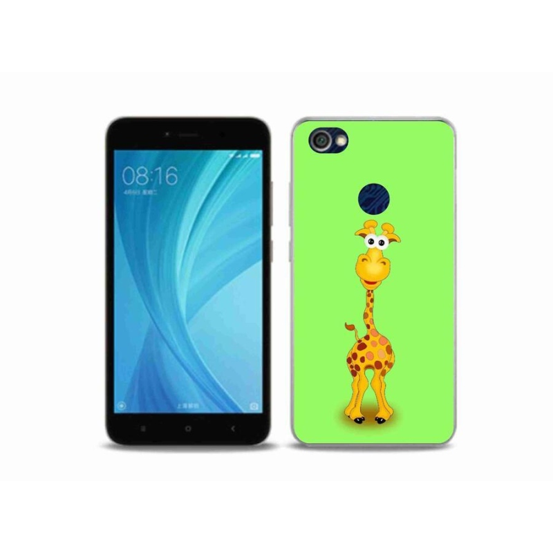 Gél borítás mmCase a Xiaomi Redmi Note 5A Prime számára - rajzfilm zsiráf