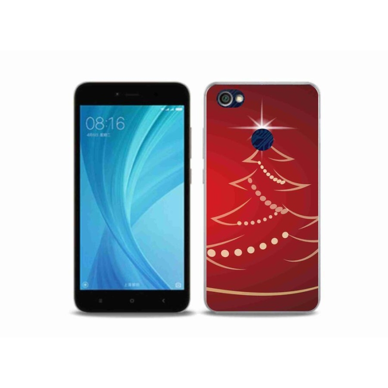 Gél borító mmCase a Xiaomi Redmi Note 5A Prime számára - karácsonyfa karikatúra