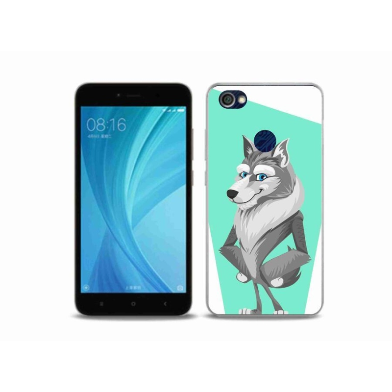 Gél borítás mmCase a Xiaomi Redmi Note 5A Prime számára - rajzfilm farkas