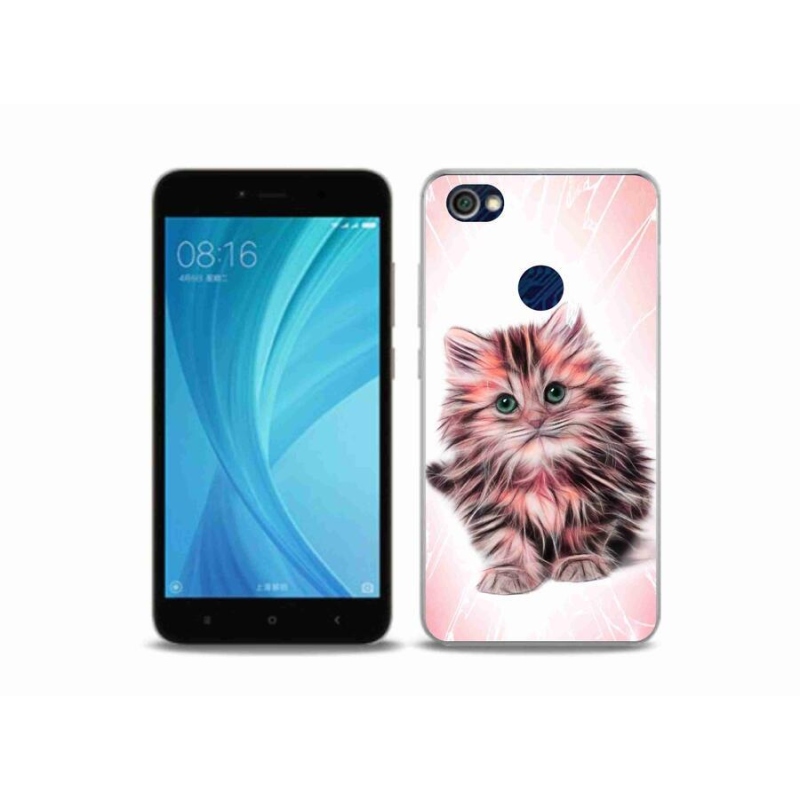 Gél borítás mmCase a Xiaomi Redmi Note 5A Prime számára - aranyos cica