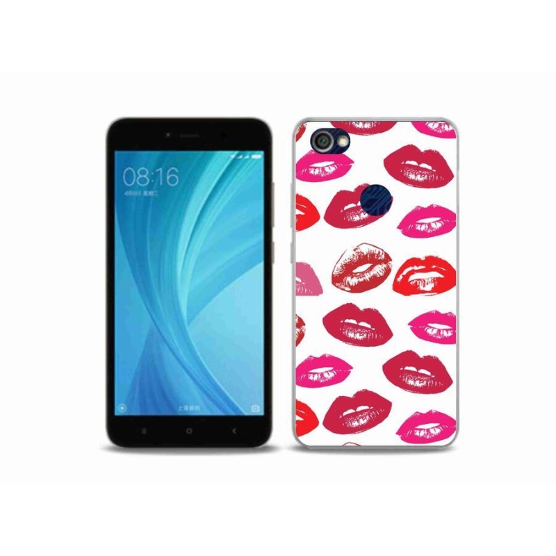 Gél borítás mmCase a Xiaomi Redmi Note 5A Prime számára - ajkak