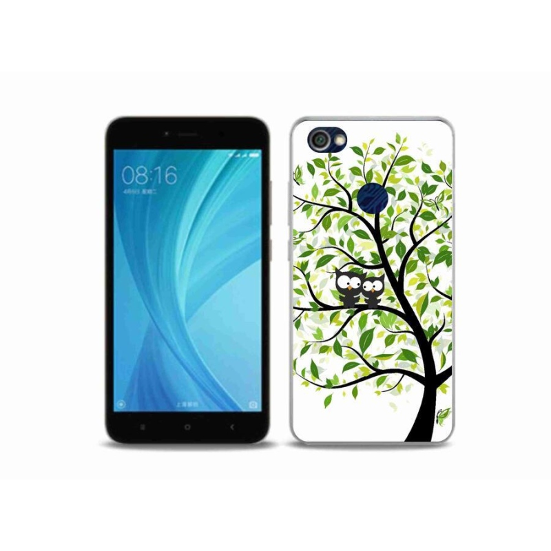 Gél borítás mmCase a Xiaomi Redmi Note 5A Prime számára - baglyok a fán
