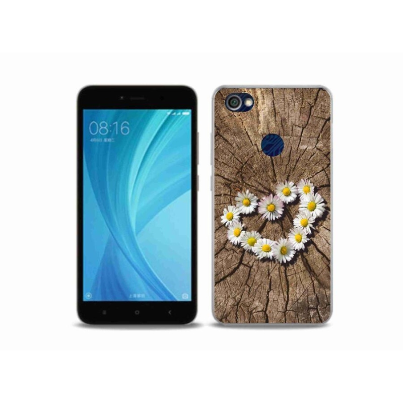 Gél borítás mmCase a Xiaomi Redmi Note 5A Prime készülékhez - százszorszépek szíve