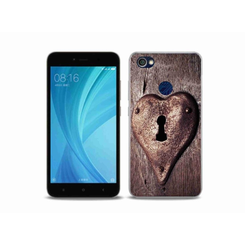 Gél borító mmCase a Xiaomi Redmi Note 5A Prime számára - szív alakú zár