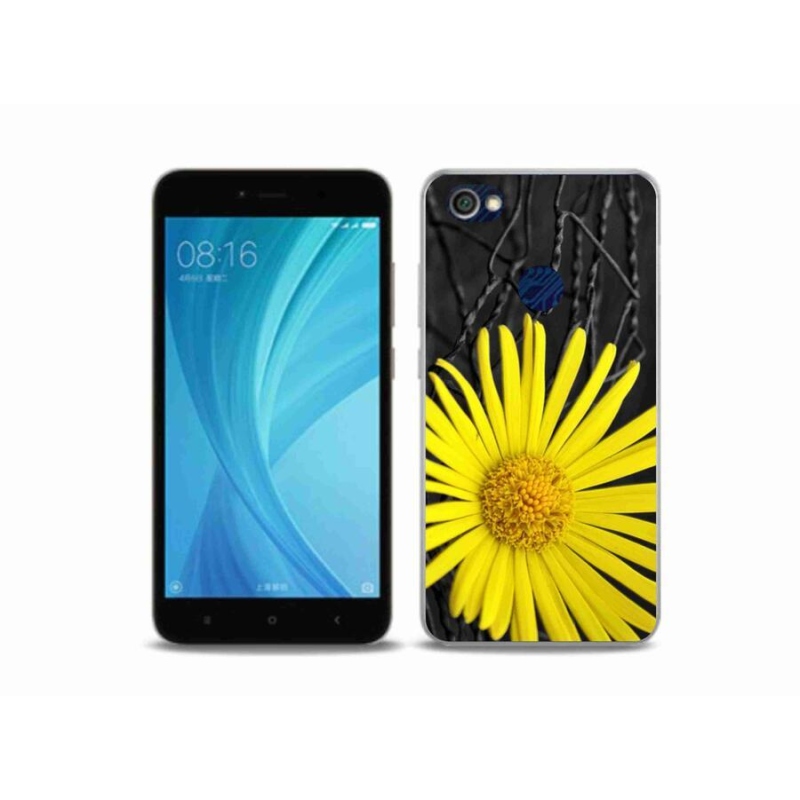 Gél borítás mmCase a Xiaomi Redmi Note 5A Prime készülékhez - sárga virág