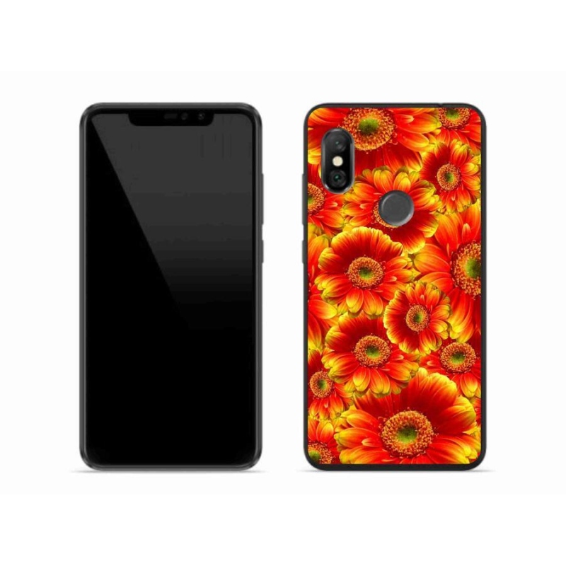 Gél borítás mmCase a Xiaomi Redmi Note 6 Pro készülékhez - gerbera 1