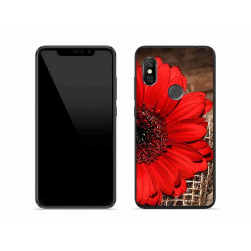 Gél borítás mmCase a Xiaomi Redmi Note 6 Pro készülékhez - gerbera