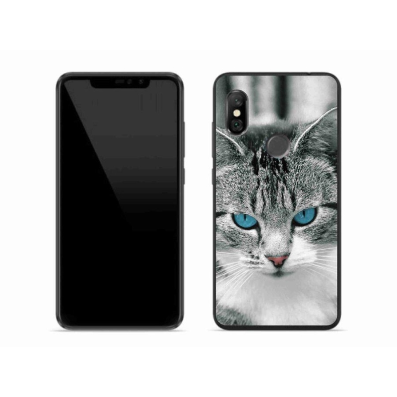 Gél borítás mmCase a Xiaomi Redmi Note 6 Pro-hoz - macskaszem 1
