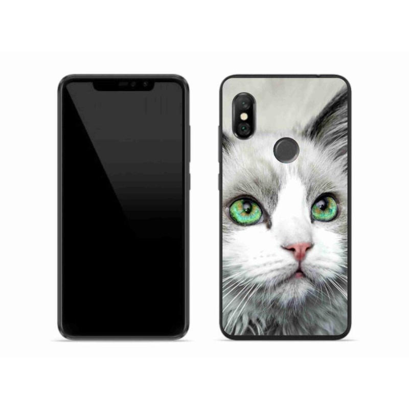 Gél borítás mmCase a Xiaomi Redmi Note 6 Pro számára - macska nézet