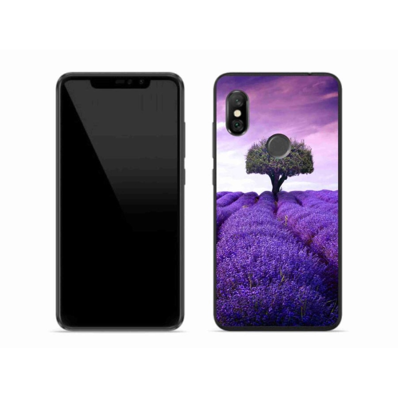 Gél borítás mmCase a Xiaomi Redmi Note 6 Pro készülékhez - levendula réten