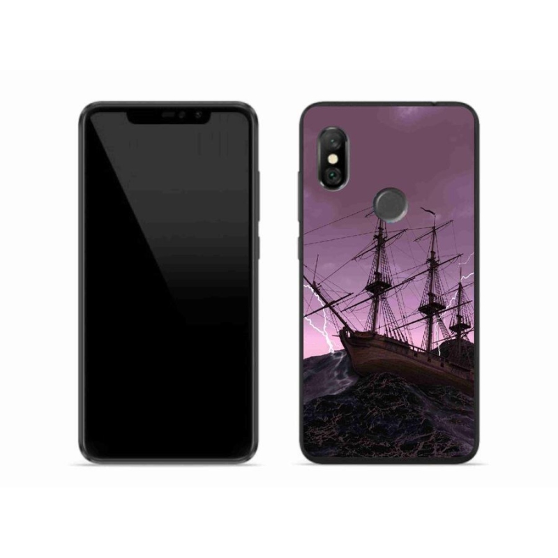 Gél borítás mmCase a Xiaomi Redmi Note 6 Pro-hoz - hajó a viharban