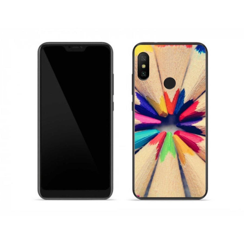 Gél borítás mmCase a Xiaomi Redmi Note 6 Pro számára - zsírkréták