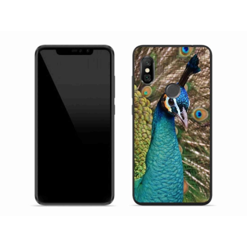 Zselés borítás mmCase a Xiaomi Redmi Note 6 Pro készülékhez - páva