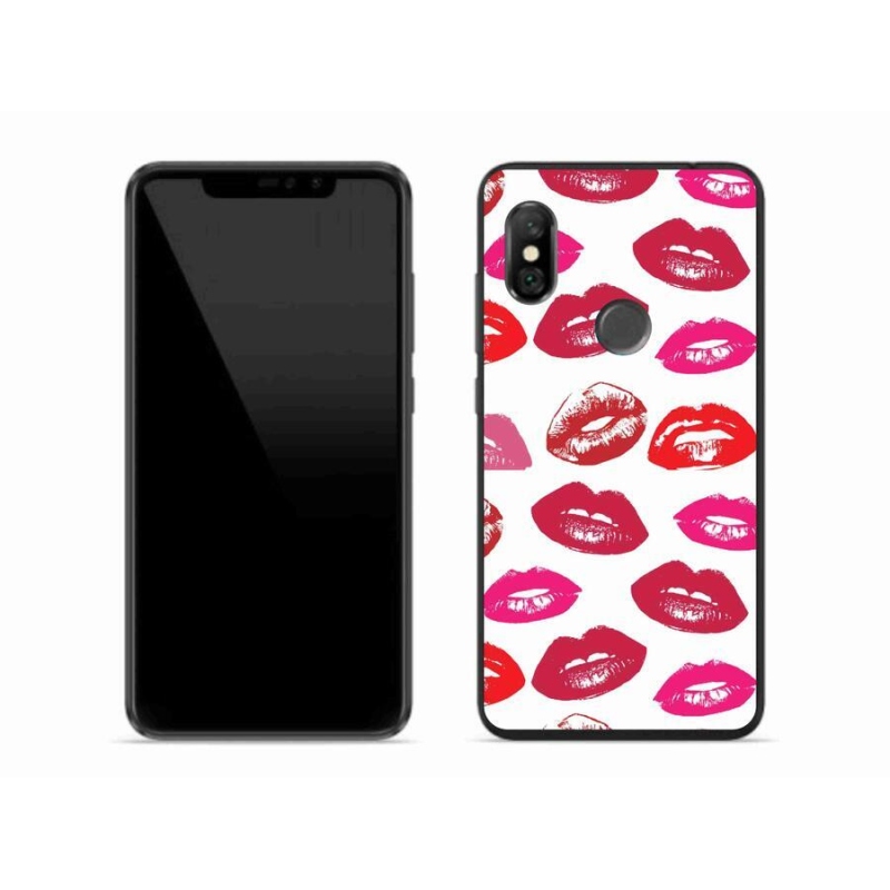 Gél borítás mmCase a Xiaomi Redmi Note 6 Pro számára - ajkak