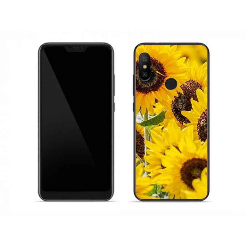 Gél borítás mmCase a Xiaomi Redmi Note 6 Pro készülékhez - Napraforgó