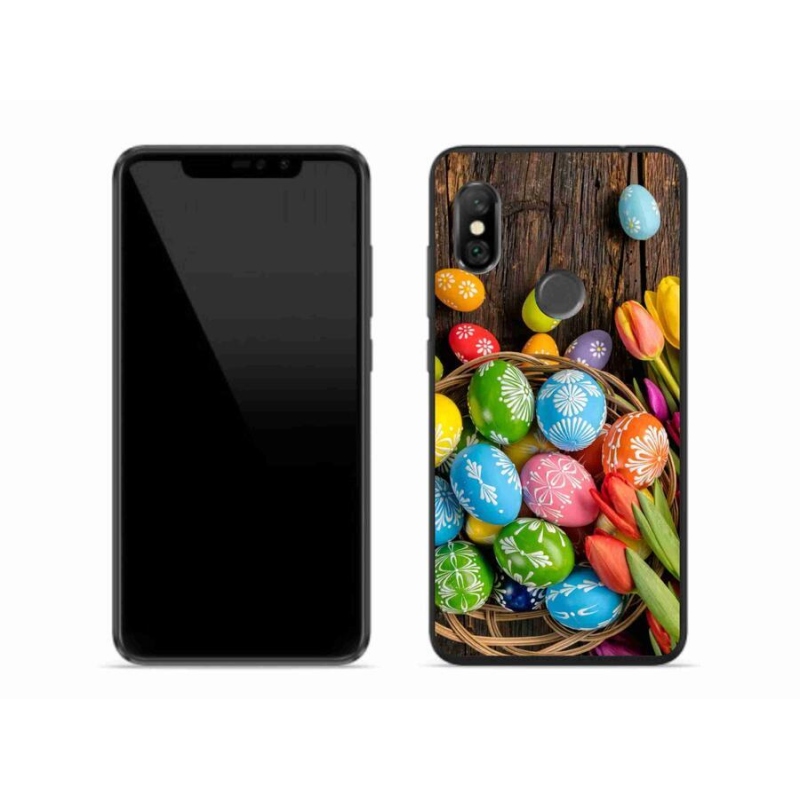 Gél borítás mmCase a Xiaomi Redmi Note 6 Pro számára - Húsvéti tojások
