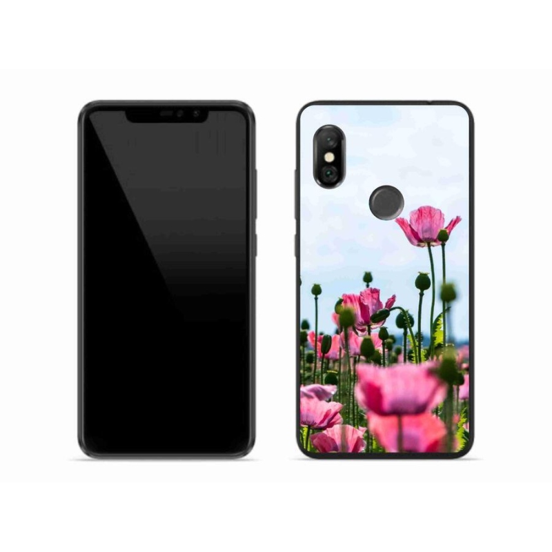 Gél borítás mmCase a Xiaomi Redmi Note 6 Pro-hoz - mákos