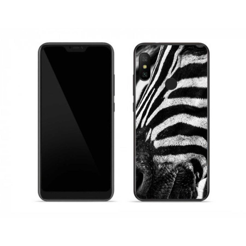 Gél borítás mmCase a Xiaomi Redmi Note 6 Pro készülékhez - zebra