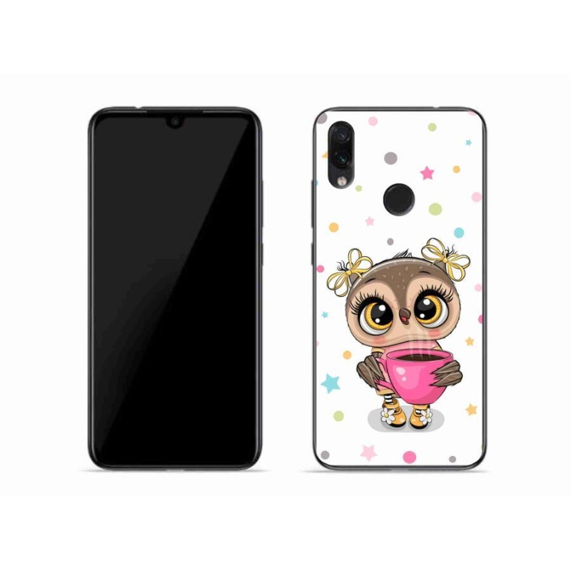 Gél borítás mmCase a Xiaomi Redmi Note 7-hez - rajzfilm bagoly