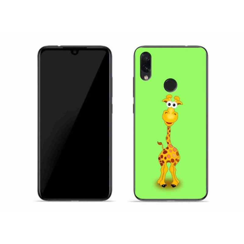 Gél borító mmCase a Xiaomi Redmi Note 7-hez - rajzfilm zsiráf