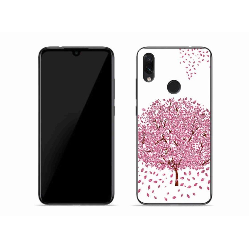 Gél borítás mmCase a Xiaomi Redmi Note 7-hez - rajzfilmfa levelekkel