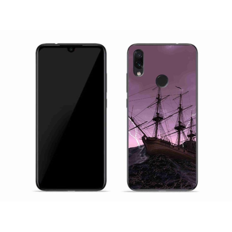 Gél borítás mmCase a Xiaomi Redmi Note 7-hez - hajó a viharban
