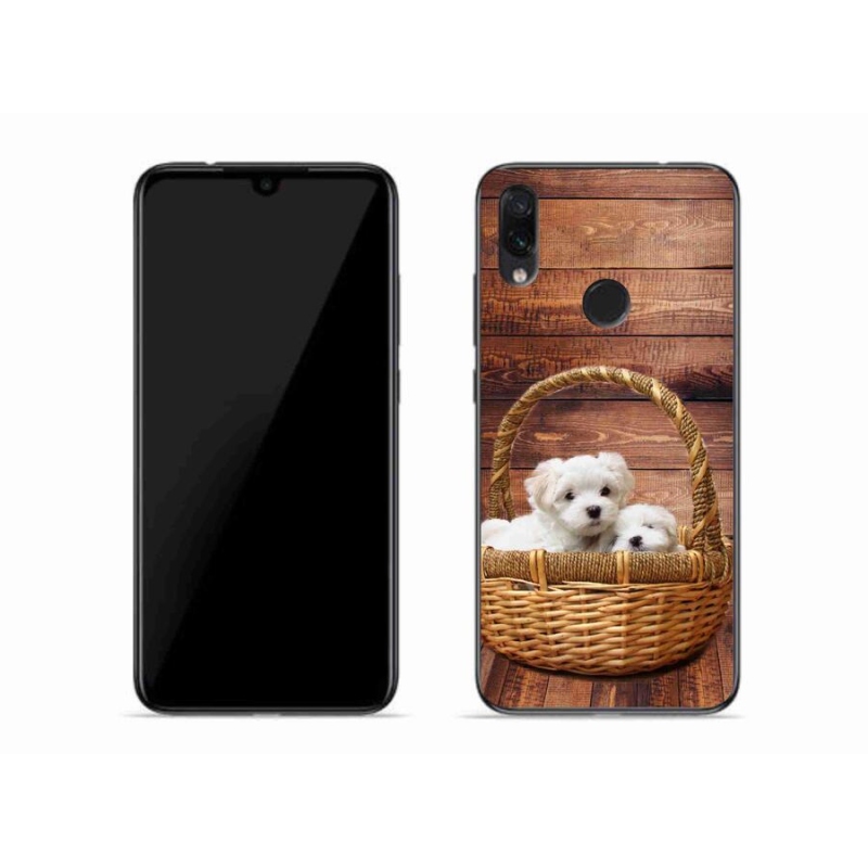 Gél borítás mmCase a Xiaomi Redmi Note 7-hez - kölyökkutyák