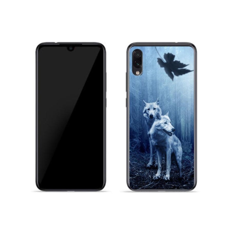Gél borítás mmCase a Xiaomi Redmi Note 7-hez - farkasok az erdőben