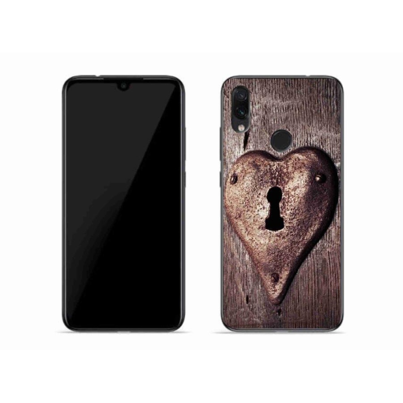 Gél borító mmCase a Xiaomi Redmi Note 7-hez - szív alakú zár