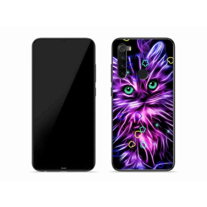 Gél borítás mmCase a Xiaomi Redmi Note 8-hoz - absztrakt macska